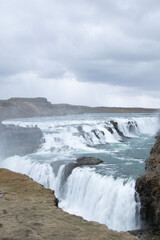 waves crashing on rocks