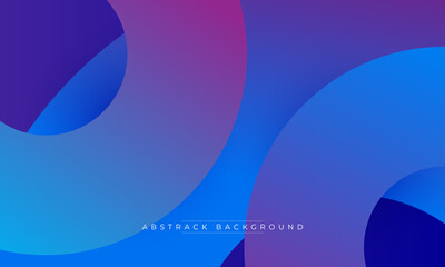 Circle Shape Abstract Background blue color
