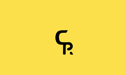 CR vector is a simple vector with a simple design and yellow background and black color