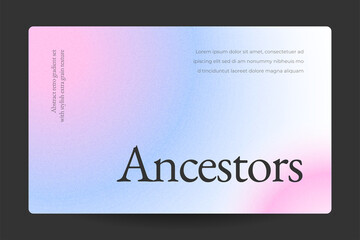 web banner template retro gradients colorful abstract blurry