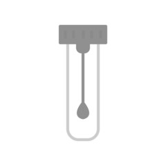 Swab Flat Grey Icon Design