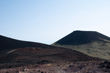 Fototapeta na wymiar volcano in island