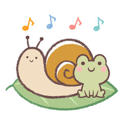 カエルとカタツムリと音符