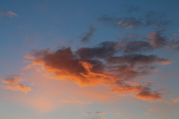 Fototapeta premium sunset sky with clouds