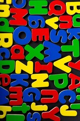 Colorful different Foam Toy Letters