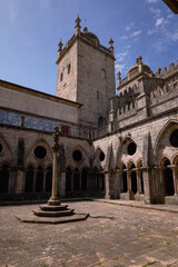 Gothic Cloisters and Towers in the Roman Catholic Cathedral Sé de Porto - Portugal