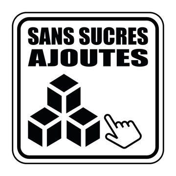 Logo sans sucres ajout&eacute;s.