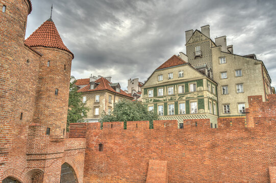 Warsaw Old Town, HDR Image