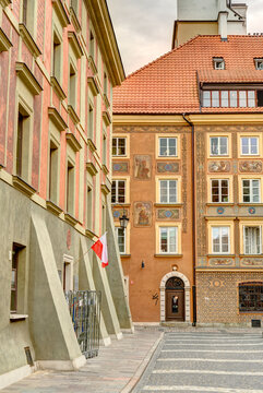 Warsaw Old Town, HDR Image