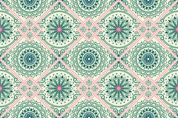 Seamless geometric patterns for background, carpet, wallpaper, clothing, wrapping, batik, fabric and more.