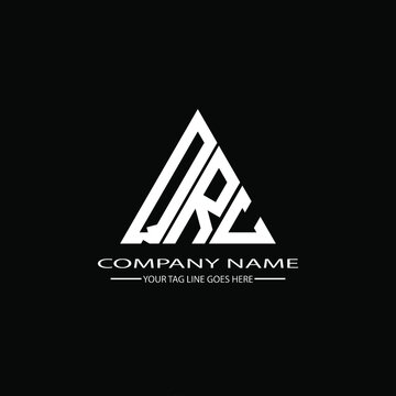 QRC letter logo creative design. QRC unique design