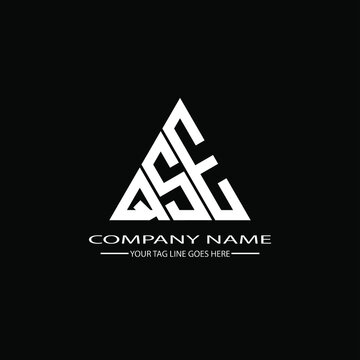 QSE letter logo creative design. QSE unique design
