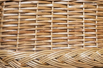 products from a rod. wickerwork is a traditional folk craft. handmade.