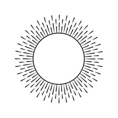 HIPSTER FRAME - SUN RAYS