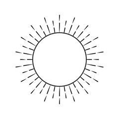 HIPSTER FRAME - SUN RAYS