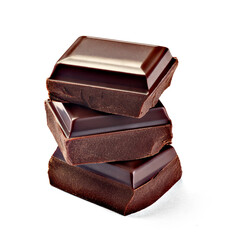 chocolate sweet food dessert stack brown cocoa dark piece delicious ingredient calorie nutrition