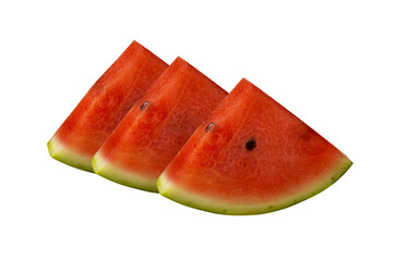 Fototapeta na wymiar Watermelon isolated on white background with clipping path