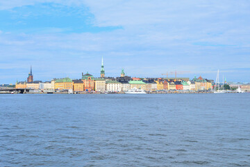 Fototapeta premium View of Stokcholm from the sea