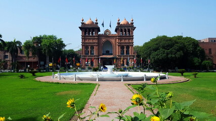 Town Hall, Lahore, Pakistan - 14 August, 2021: Originally built as Victoria Jubilee Town Hall...