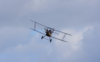 Vintage 1929 Southern  Martlet  aircraft  in flight.