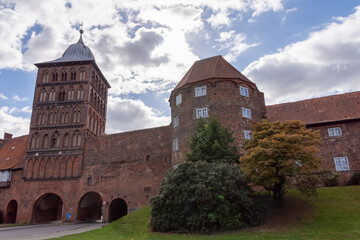 Das Burgtor in der Hansestadt Lübeck, Schleswig-Holstein