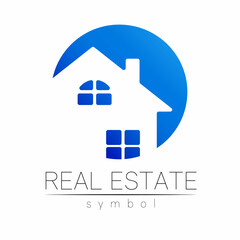 Real Estate Logo Vector Design House Logo Brand Identity . Company Sign Btanding Elements with House and Building