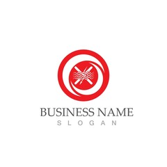 flash thunderbolt logo template