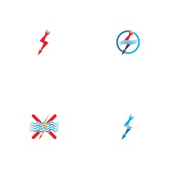 flash thunderbolt logo template