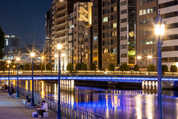 Fototapeta na wymiar 淀屋橋の夜景
