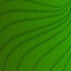 Green background. Green waves.