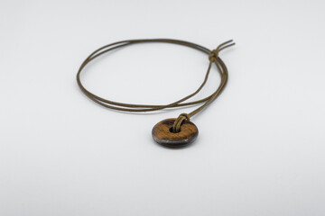 A horizontal shot of a Necklace