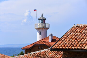 latarnia morska, wejscie do portu, morze, brzeg, © Albin Marciniak
