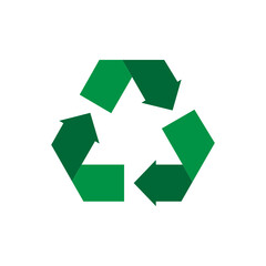 Recycle symbol. Recycling sign. Recycling Vector sign. Recycling SVG Icon.