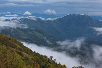 Mountaineering in Inthanon National Park, Thailand
