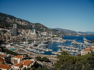 Fototapeta na wymiar Hafen von Monaco