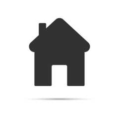House icon. Simple house. House flat style. Vector