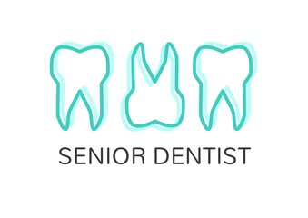 Composition of dental health text over teeth icon on blue background