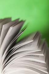 Closeup of an Open Book