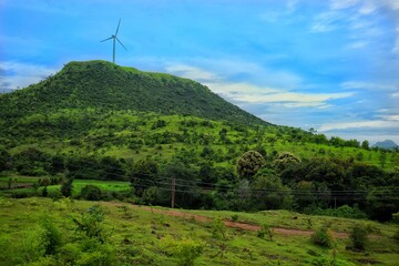 landscape of the mountain