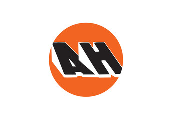 this is a AH latter icon design