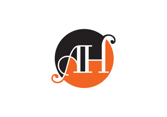 this is a AH latter icon design