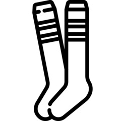 socks line icon