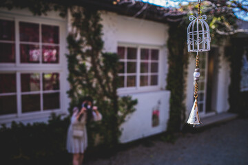 child walking in the street