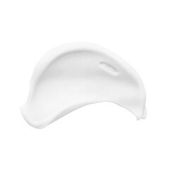 Fototapeta premium White cream smear. Cosmetics liquid product texture.