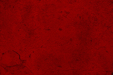 Red grunge background texture, template for banners,  concrete wall. St. Valentine's Day, Christmas design.	