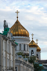 Fototapeta na wymiar Moscow, Russia - 07.23.2021: Cathedral of Christ the Savior