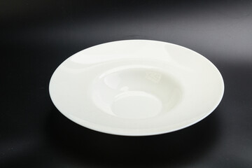 Empty white dish for pasta