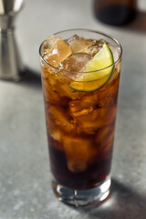 Boozy Refreshing Amaro and Cola Cocktail