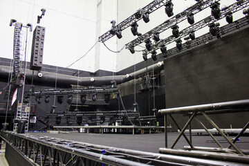 Installation of professional sound, light, video and stage equipment for a show. Technical...