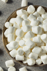 Unhealthy Sugary White Mini Marshmallows
